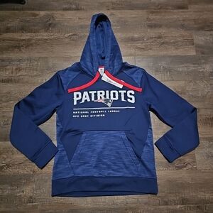 NFL New England Patriots Adult Small Navy Hoodie Sweatshirt New With Tags